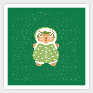 Cookie in elven clothes Sticker